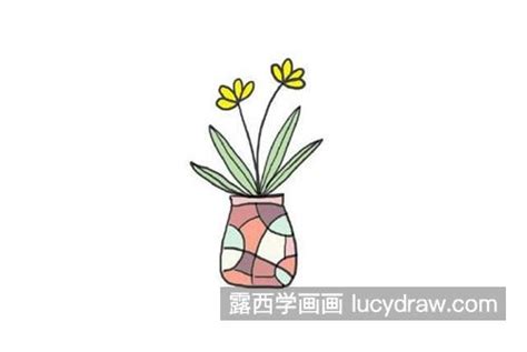 花瓶画画|花瓶怎么画简单又漂亮 一步一步教你画花瓶简笔画